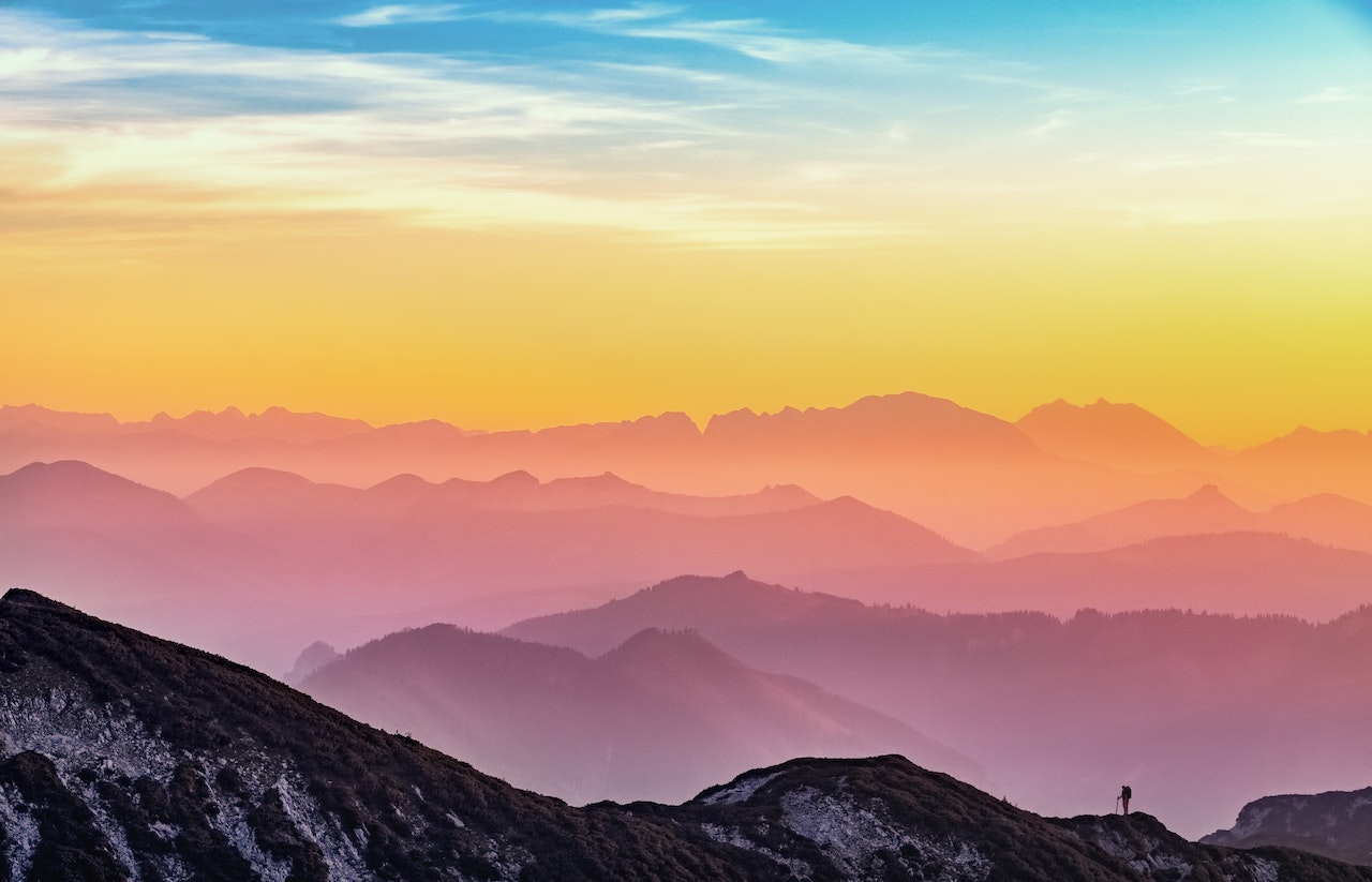 Placeholder example displaying a sunset